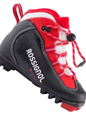 NWOT Rossignol X1 Jr Red blk Nordic Cross Country Ski Boots SZ 2 Youth EU SZ 33